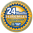 NAPA 24 month warranty